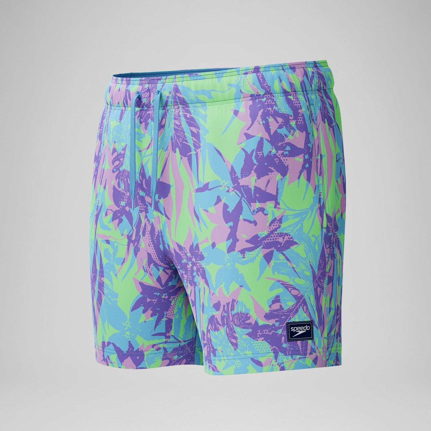 Redondo Edge Printed Swim Shorts Purple/Green - Speedo