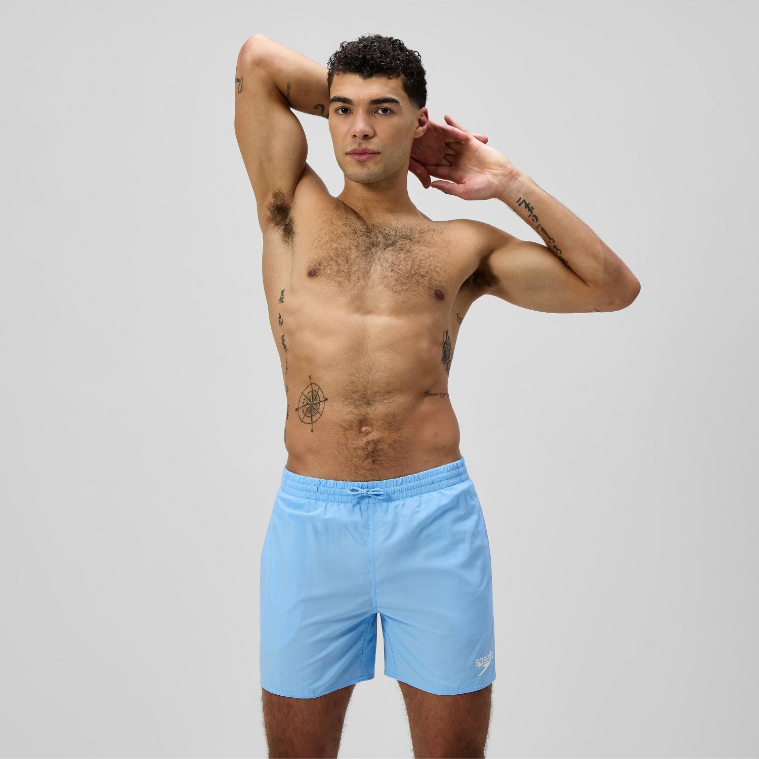 Essential Solid Swim Shorts Blue - Speedo