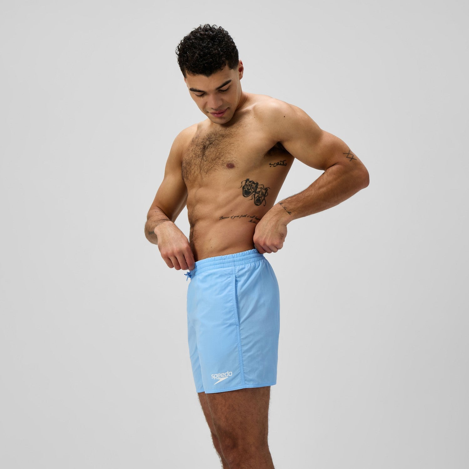 Essential Solid Swim Shorts Blue - Speedo