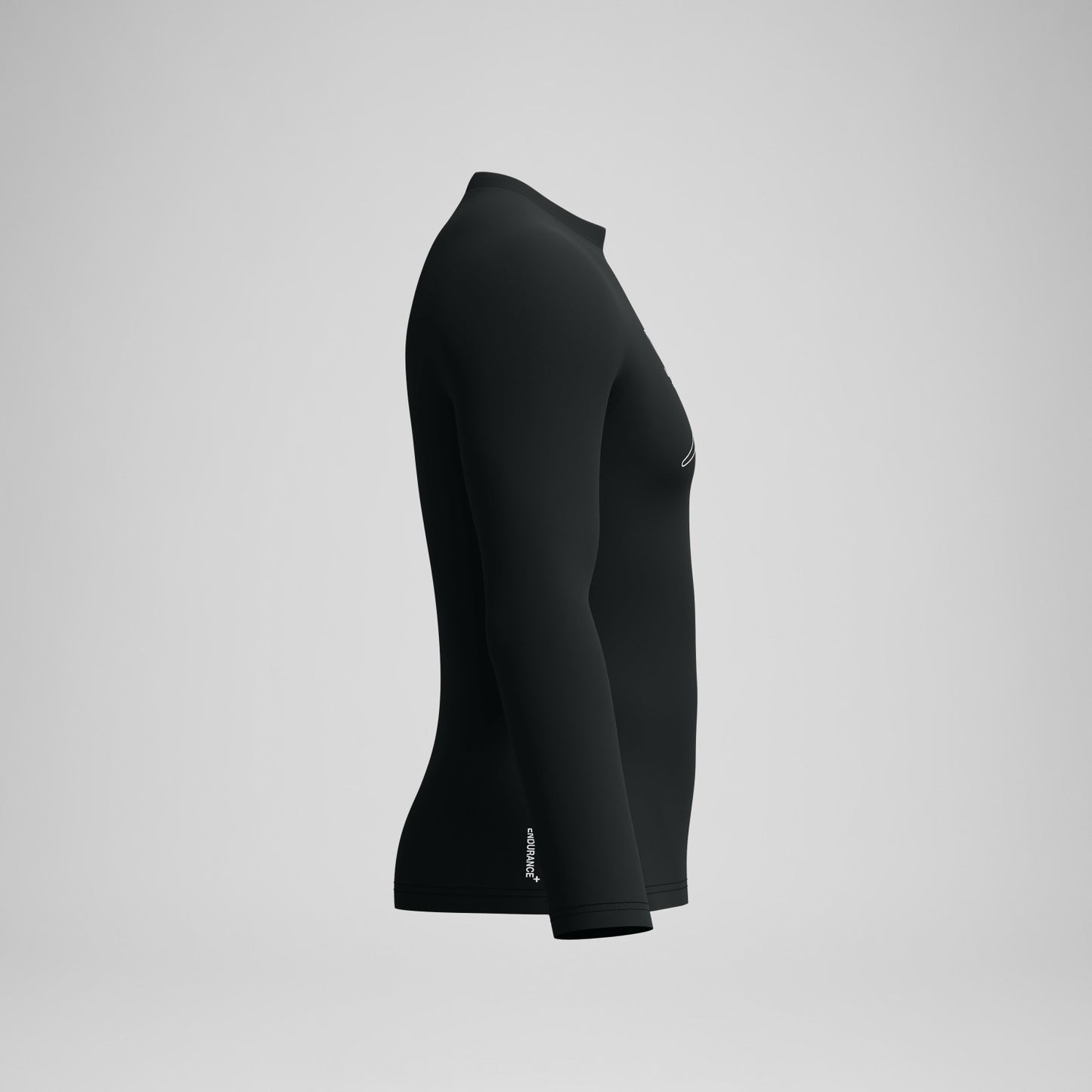 Endurance+ Logo Long Sleeve Rashguard Black - Speedo