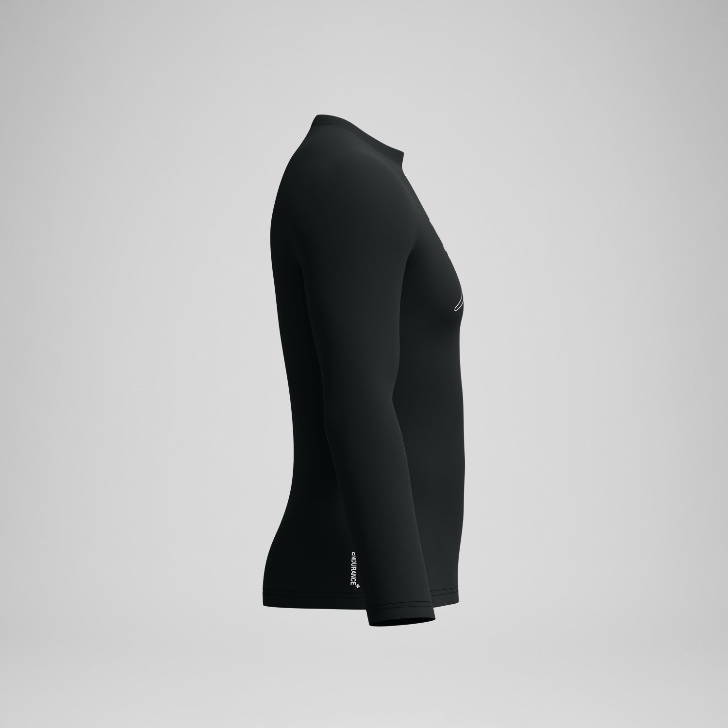 Endurance+ Logo Long Sleeve Rashguard Black - Speedo