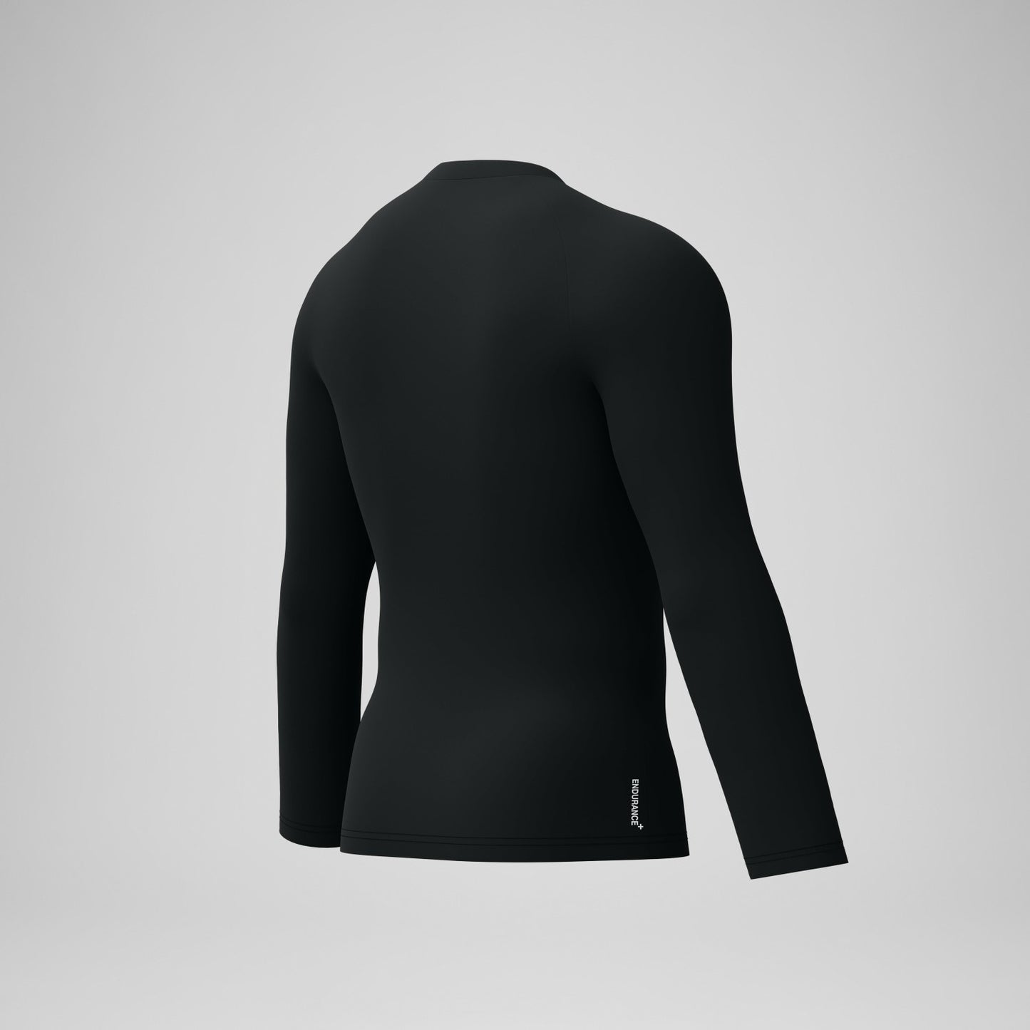 Endurance+ Logo Long Sleeve Rashguard Black - Speedo