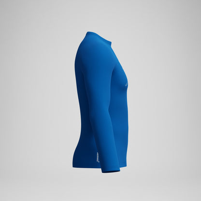 Endurance+ Logo Long Sleeve Rashguard Blue - Speedo