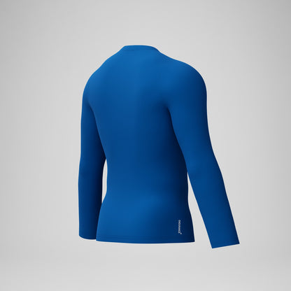 Endurance+ Logo Long Sleeve Rashguard Blue - Speedo