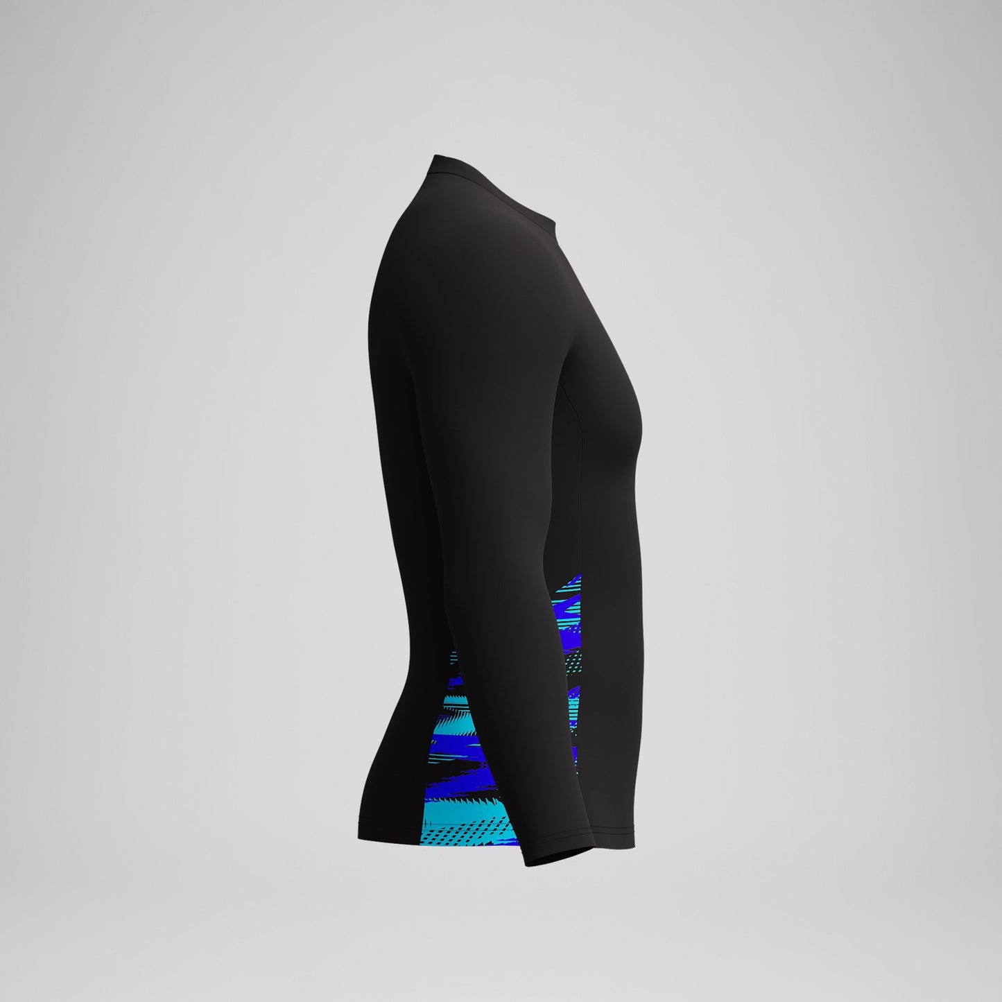 Endurance+ Splice Rash Top Black/Blue - Speedo