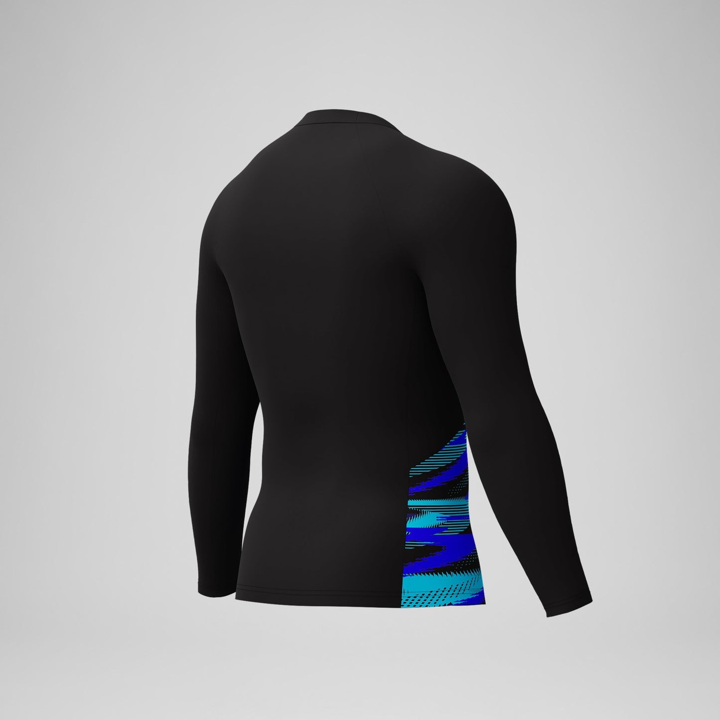 Endurance+ Splice Rash Top Black/Blue - Speedo