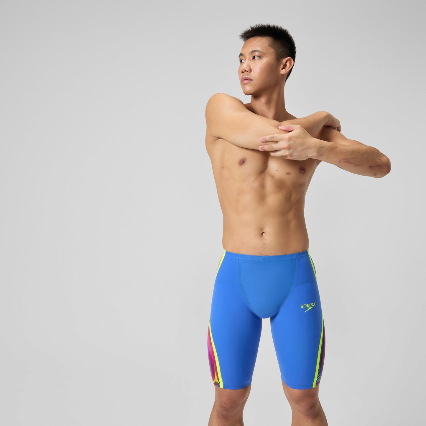 Fastskin LZR Pure Intent 2.0 High Waist Jammer Blue/Yellow/Red - Speedo