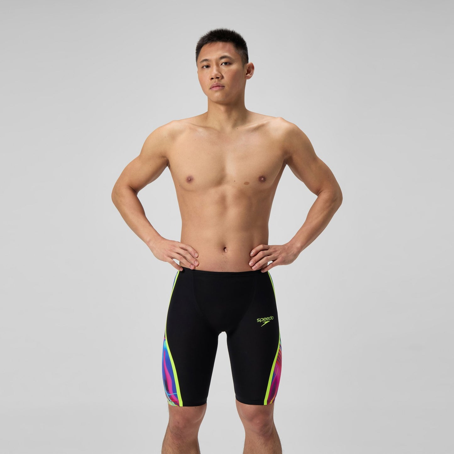 Fastskin LZR Pure Intent 2.0 High Waist Jammer Black/Yellow - Speedo