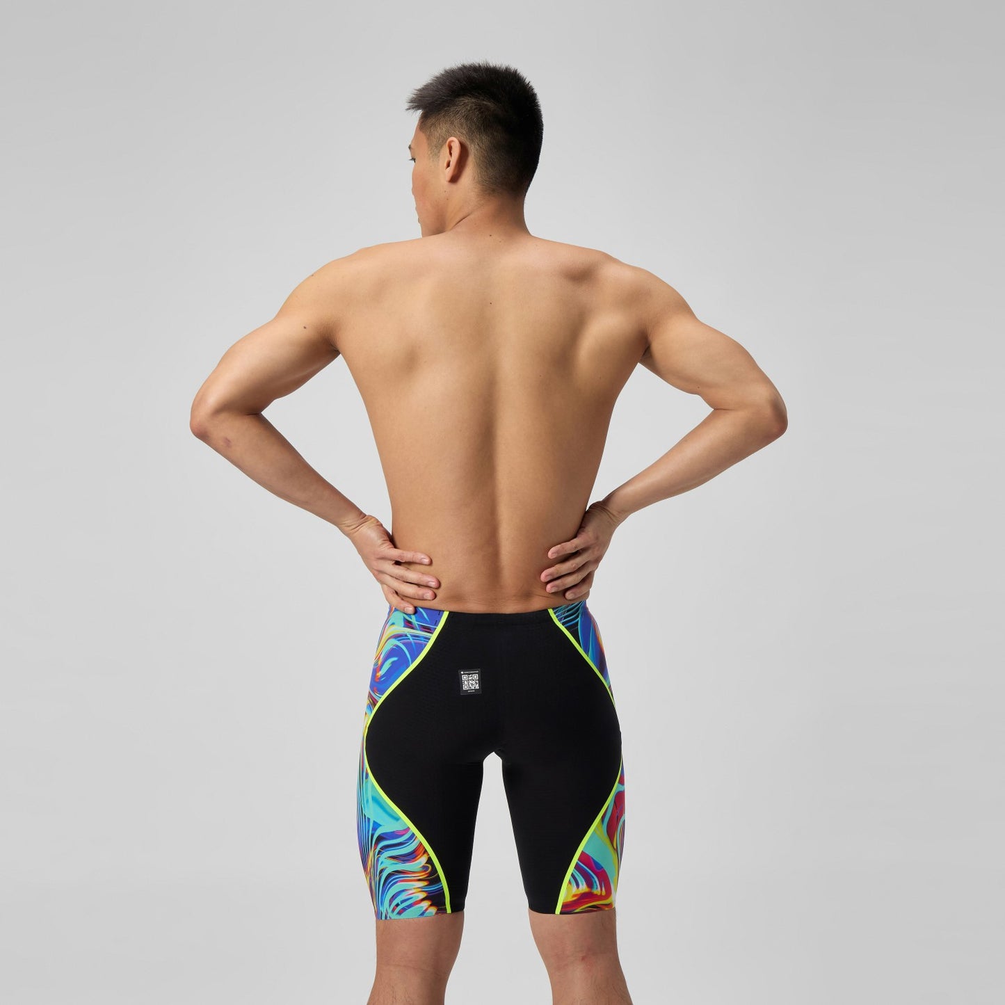 Fastskin LZR Pure Intent 2.0 High Waist Jammer Black/Yellow - Speedo