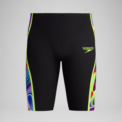 Fastskin LZR Pure Intent 2.0 High Waist Jammer Black/Yellow - Speedo