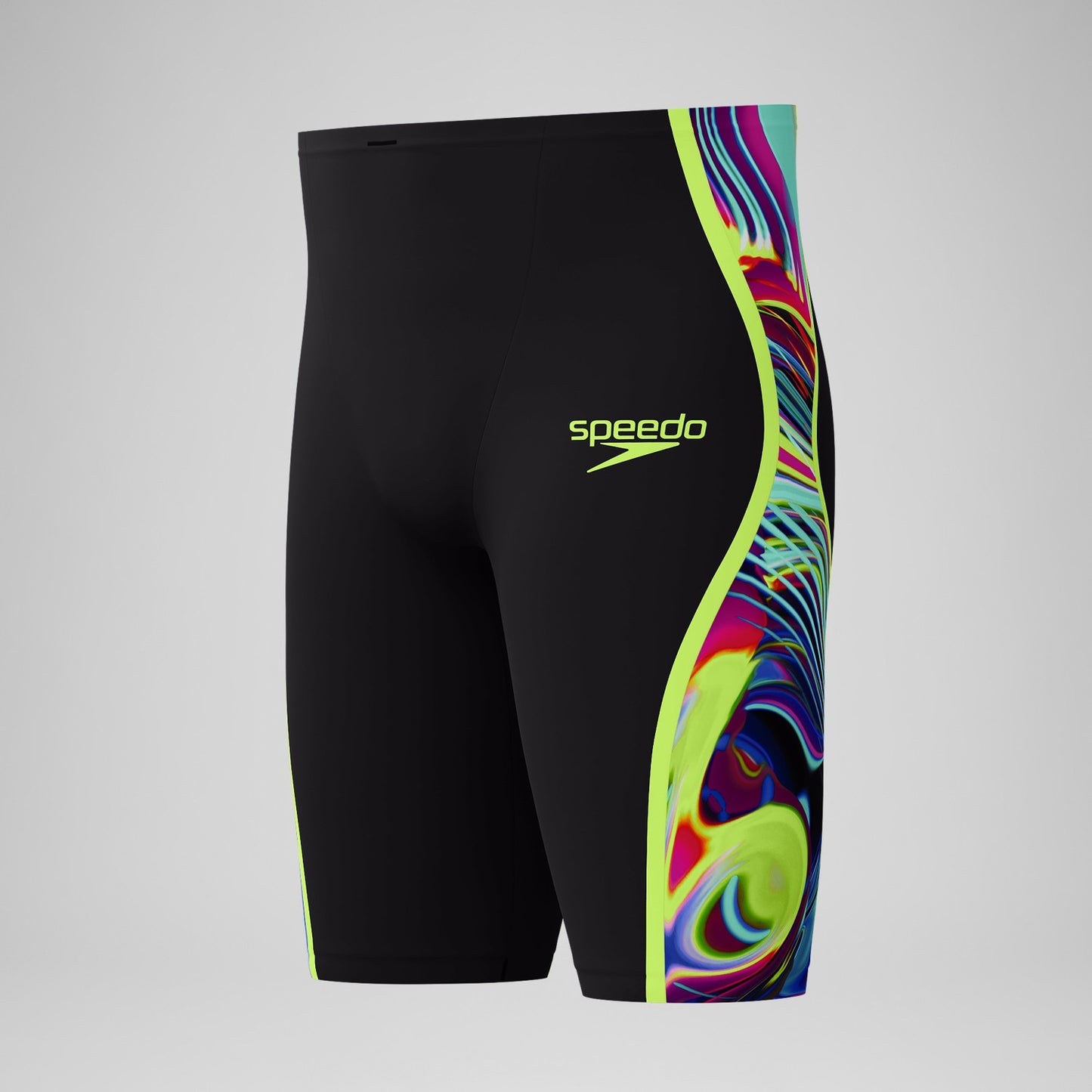 Fastskin LZR Pure Intent 2.0 High Waist Jammer Black/Yellow - Speedo