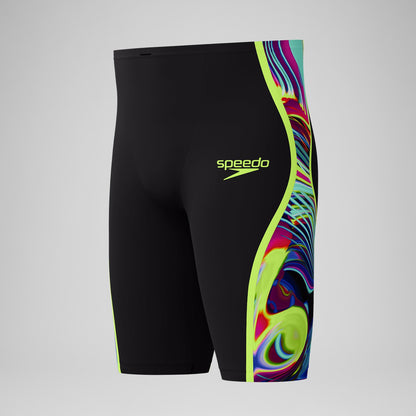 Fastskin LZR Pure Intent 2.0 High Waist Jammer Black/Yellow - Speedo