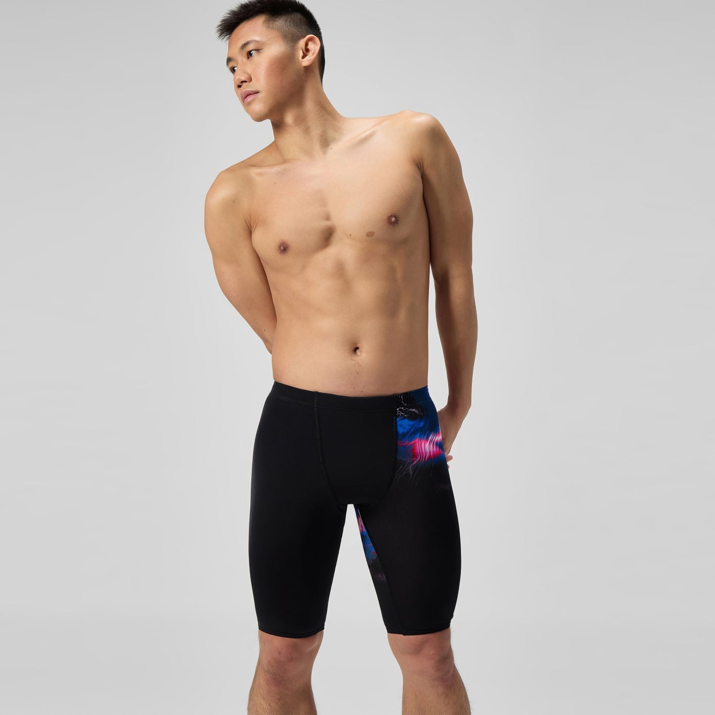 Club Training Printed Jammer Black - Speedo