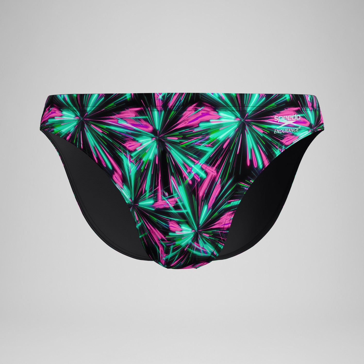 Club Training Printed Brief Green/Black - Speedo