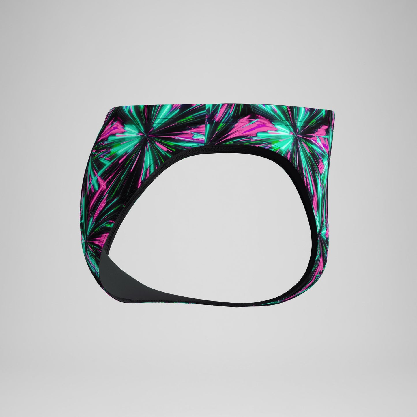Club Training Printed Brief Green/Black - Speedo