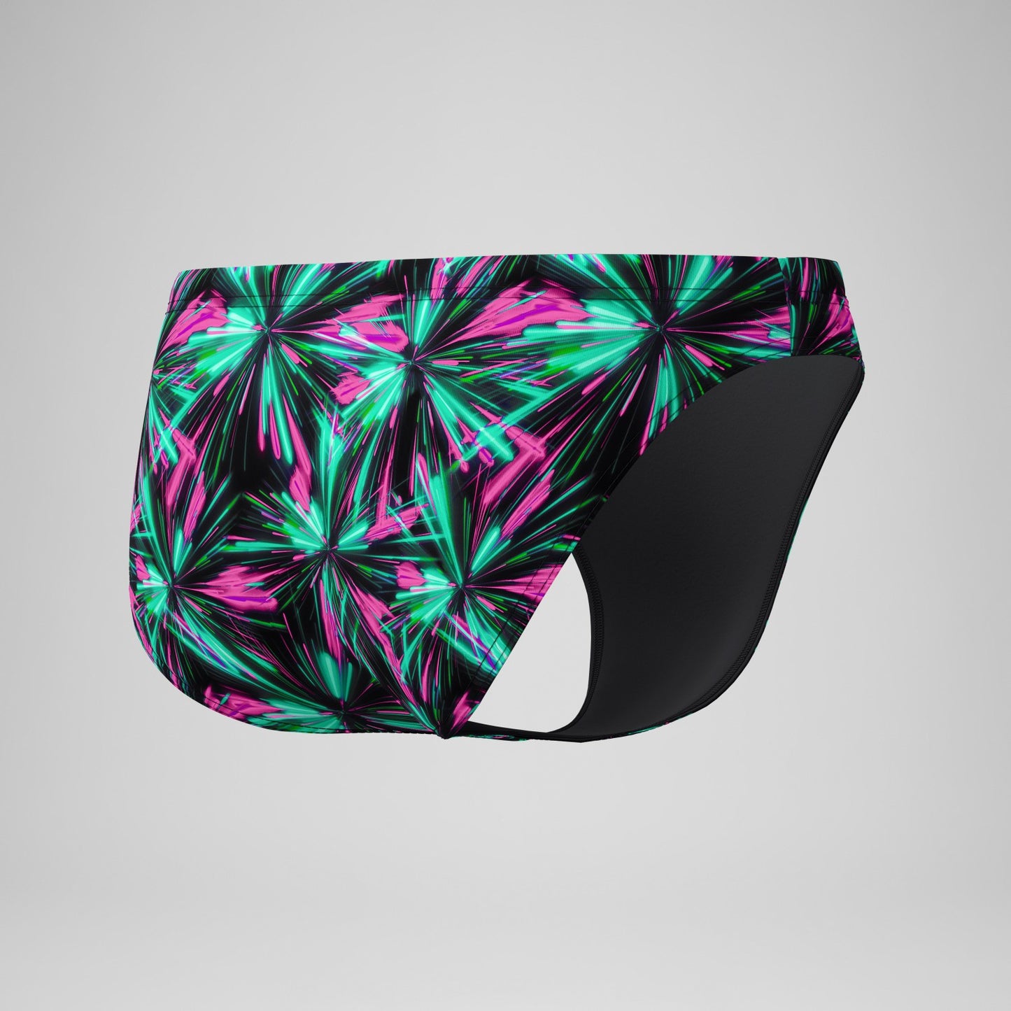 Club Training Printed Brief Green/Black - Speedo