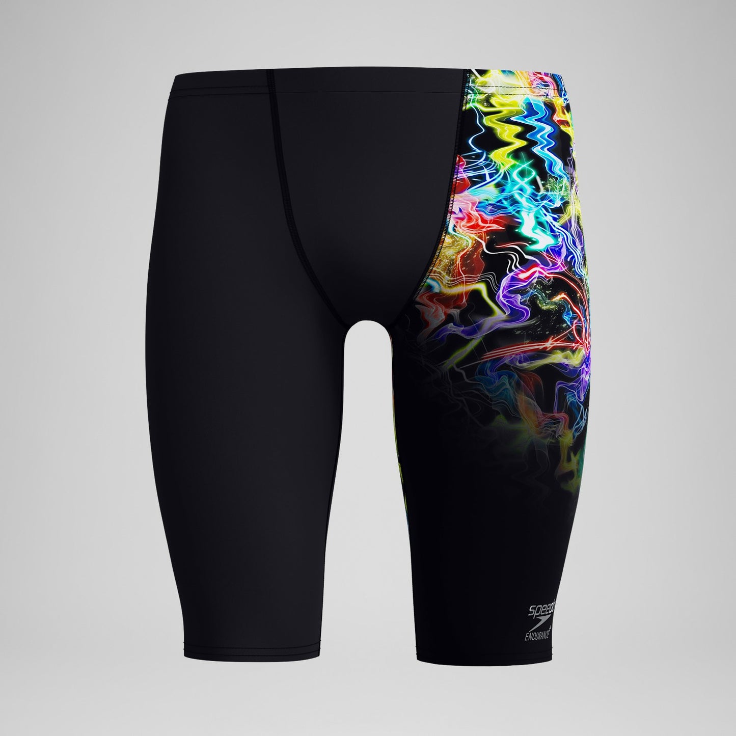 Club Training Printed Jammer Black/Green - Speedo