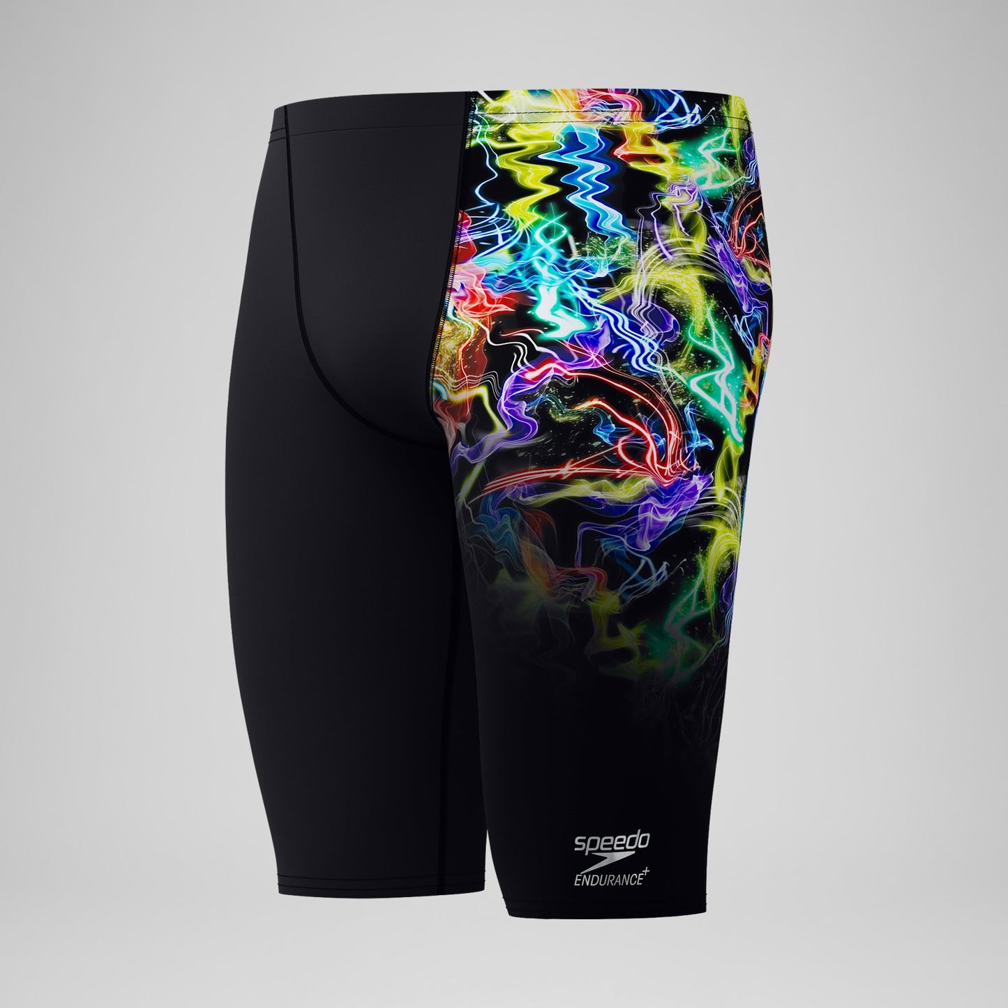 Club Training Printed Jammer Black/Green - Speedo