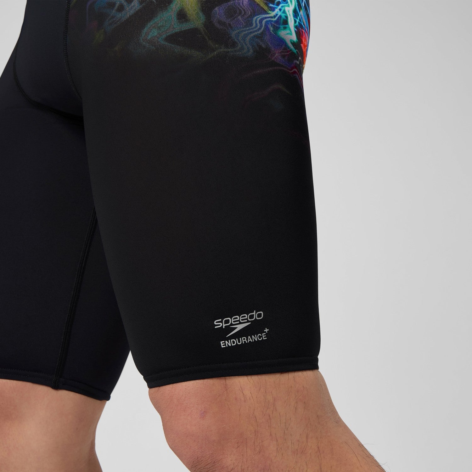 Club Training Printed Jammer Black/Green - Speedo