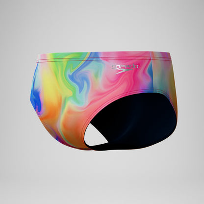 Club Training Printed Brief Pink/Yellow - Speedo