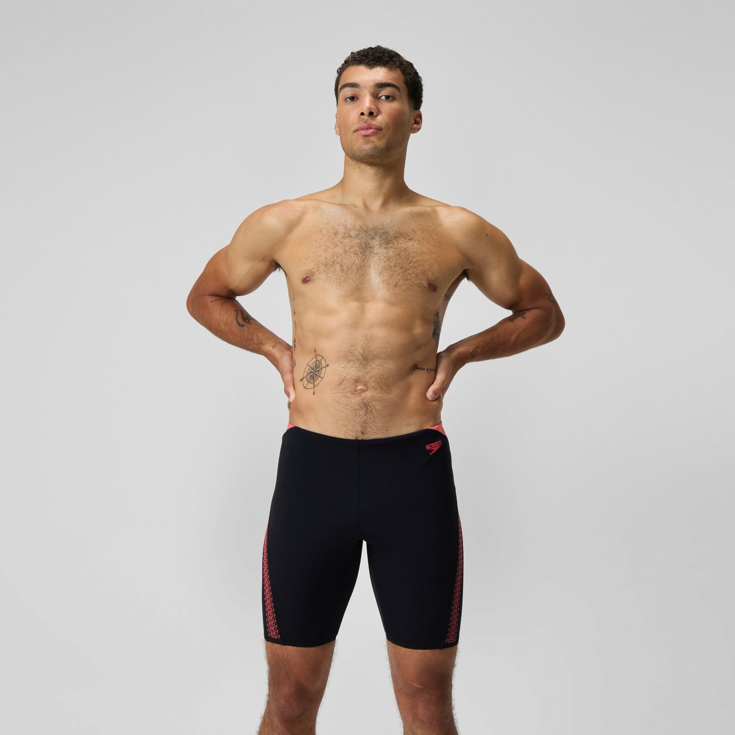 HyperBoom Splice Jammer Black/Coral - Speedo