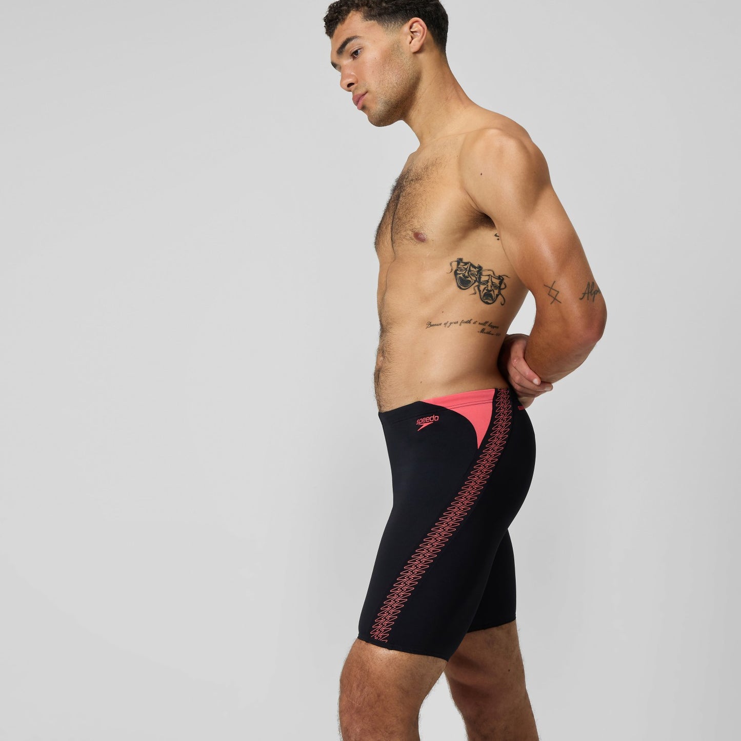 HyperBoom Splice Jammer Black/Coral - Speedo