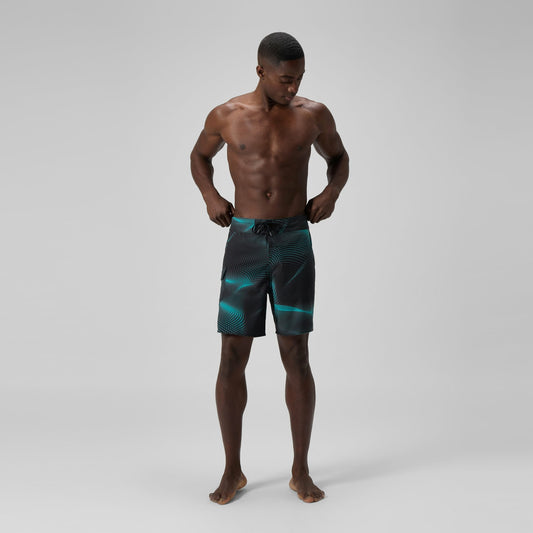 Lookout Printed Boardshorts Dark Green - Speedo