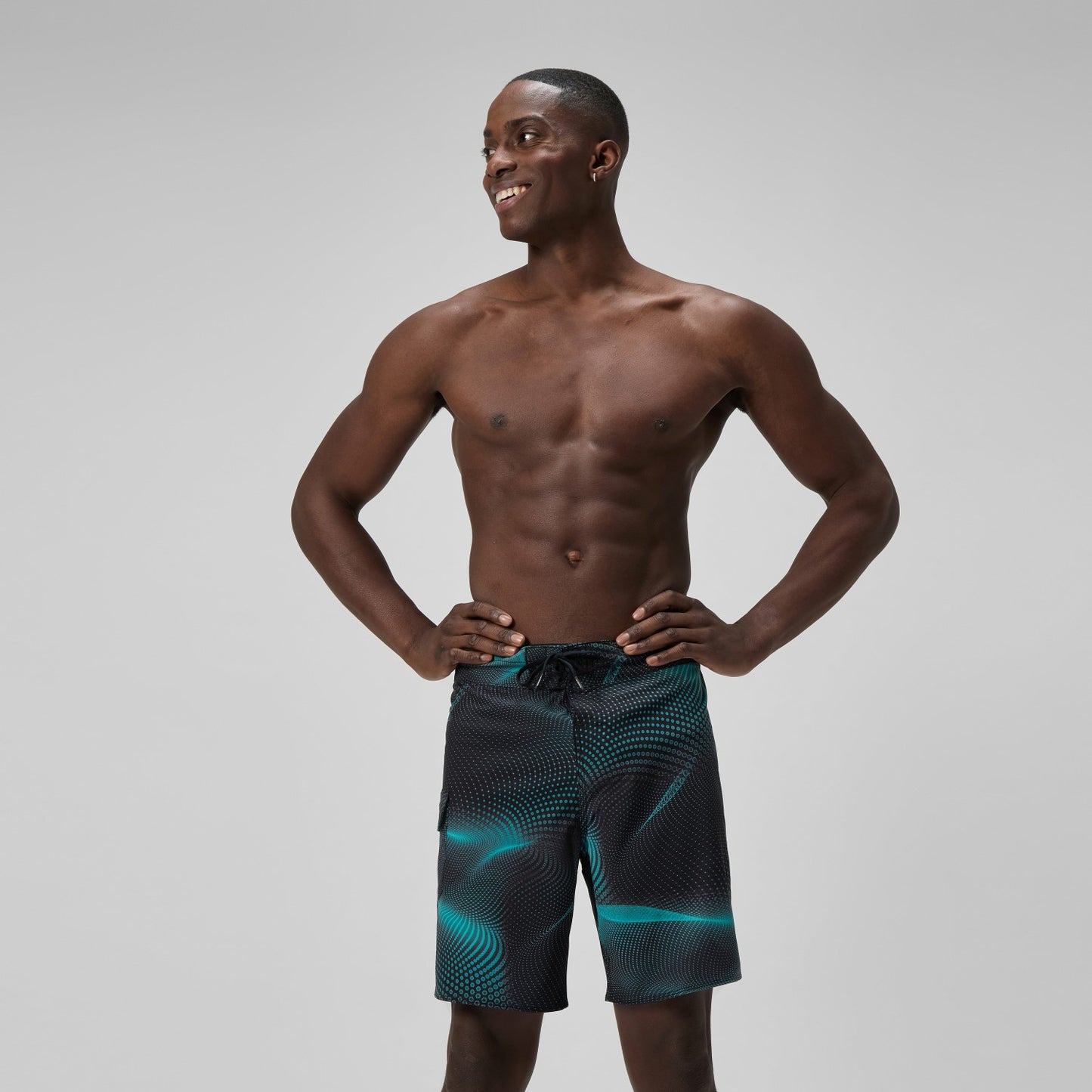 Lookout Printed Boardshorts Dark Green - Speedo