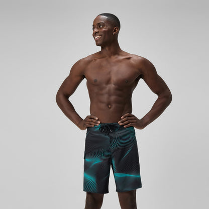 Lookout Printed Boardshorts Dark Green - Speedo