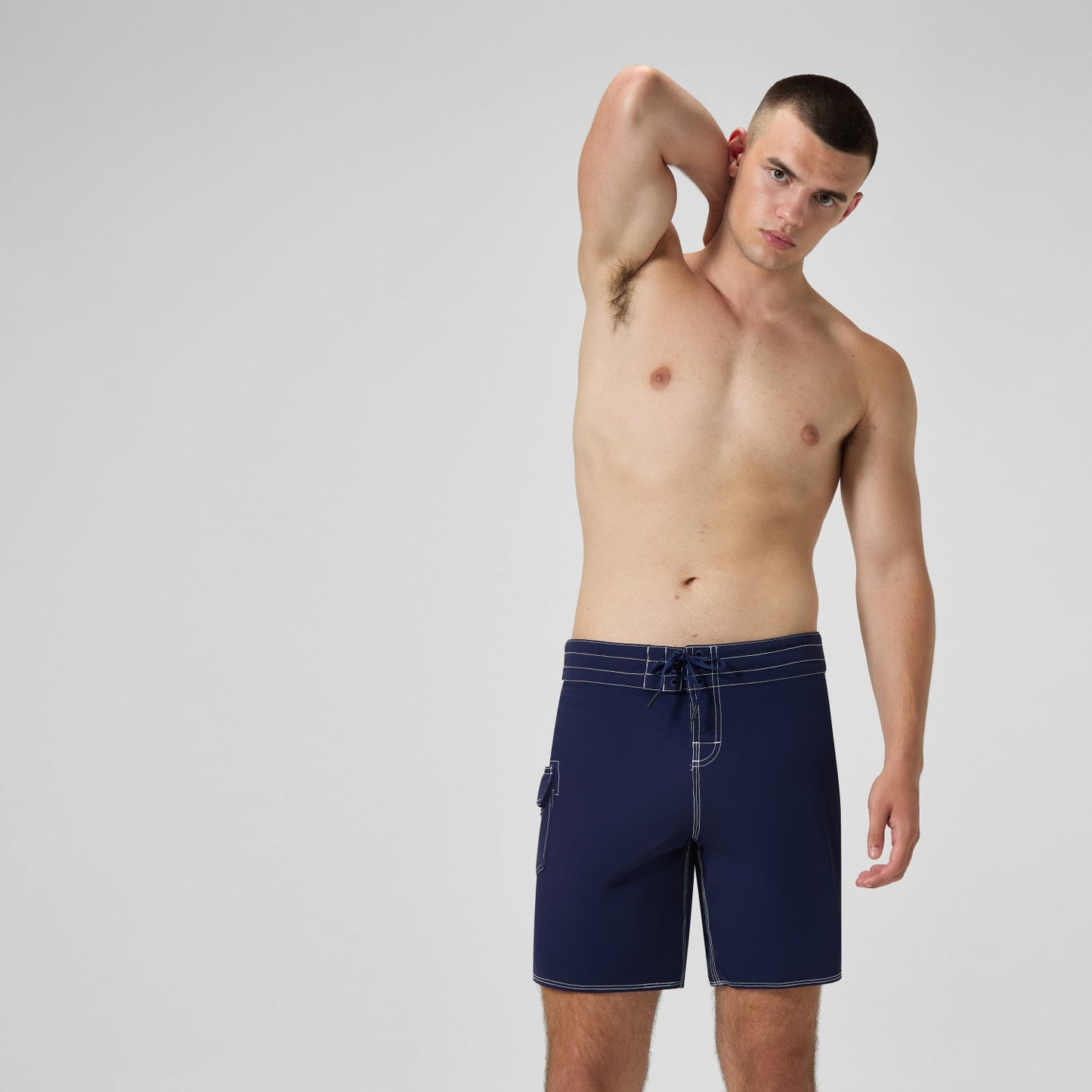 Lookout Solid Boardshorts Navy - Speedo
