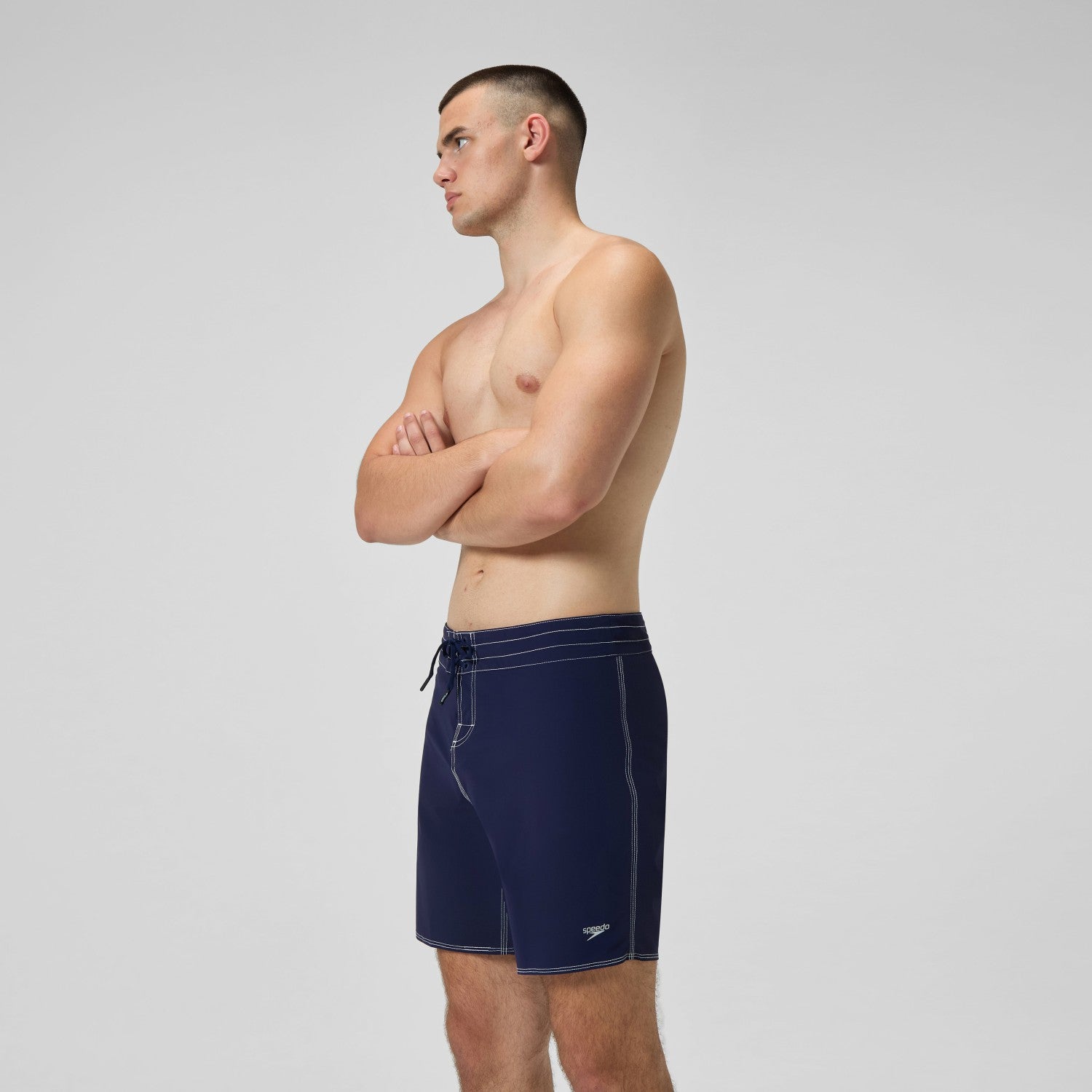 Lookout Solid Boardshorts Navy - Speedo