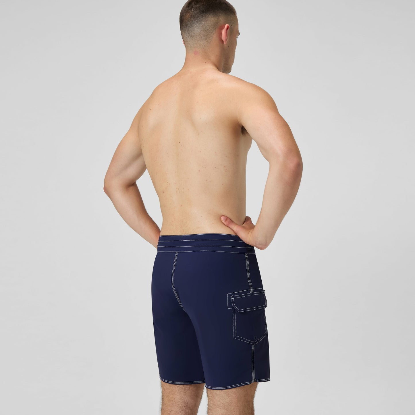 Lookout Solid Boardshorts Navy - Speedo