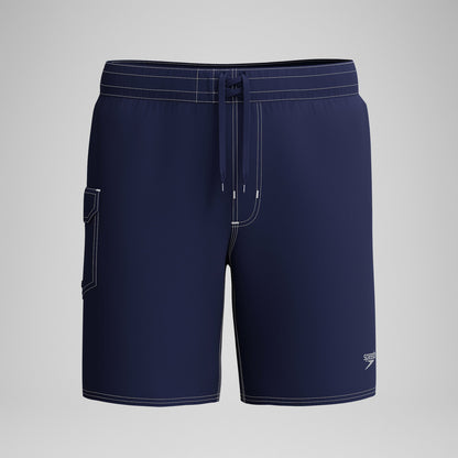 Lookout Solid Boardshorts Navy - Speedo