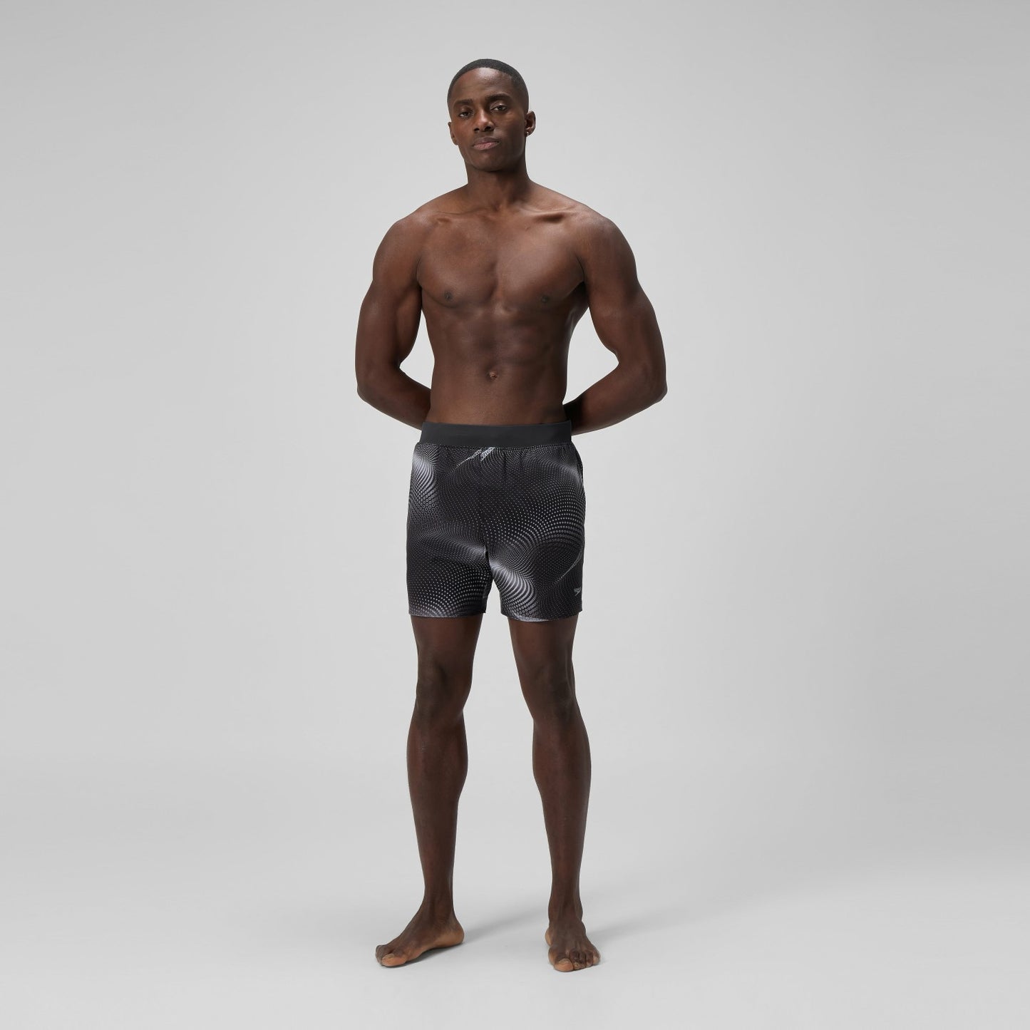 Lookout Printed Swim Shorts Grey - Speedo