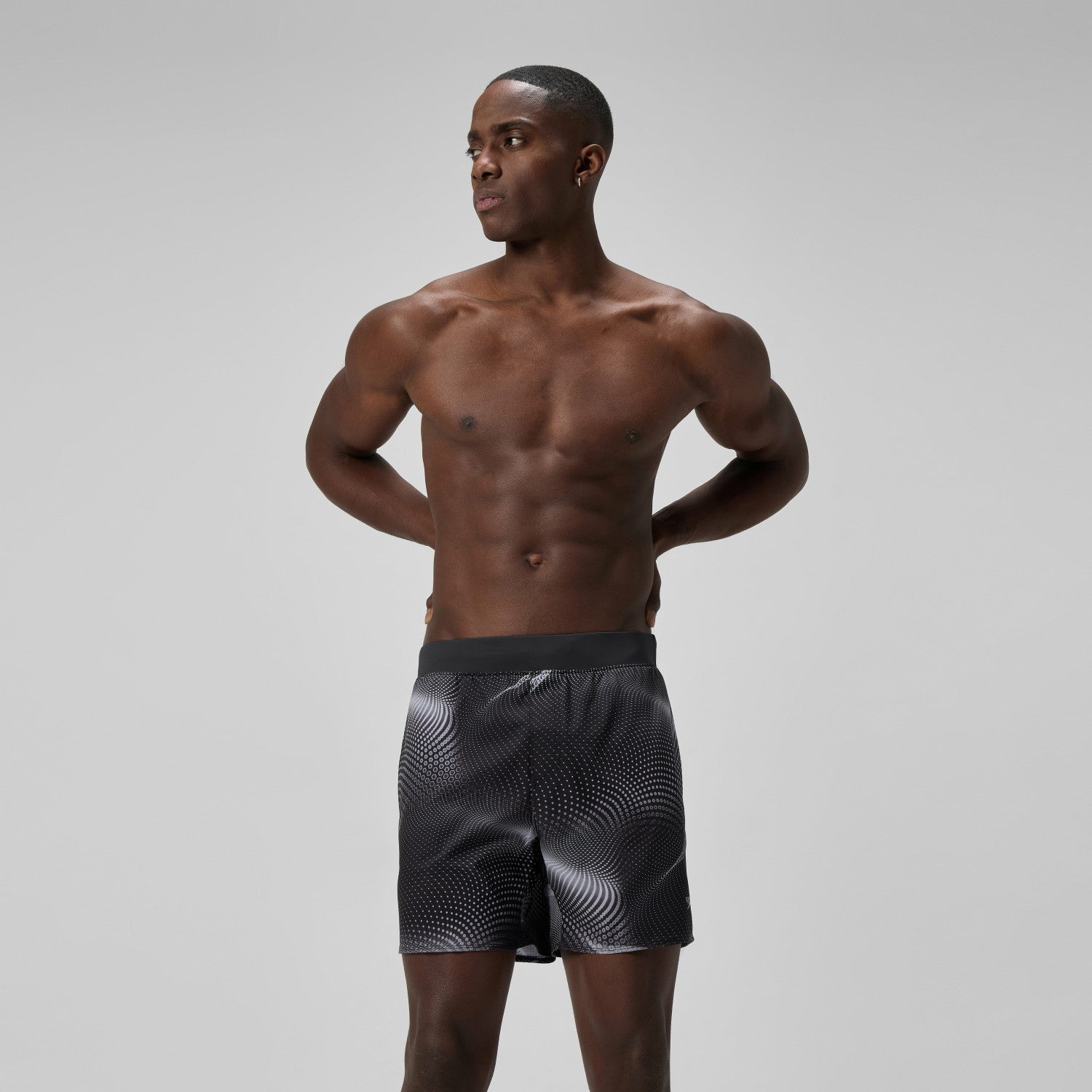 Lookout Printed Swim Shorts Grey - Speedo