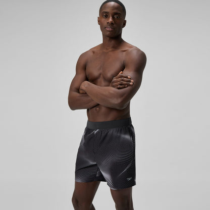 Lookout Printed Swim Shorts Grey - Speedo