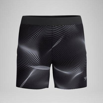 Lookout Printed Swim Shorts Grey - Speedo