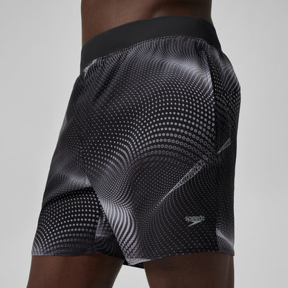 Lookout Printed Swim Shorts Grey - Speedo