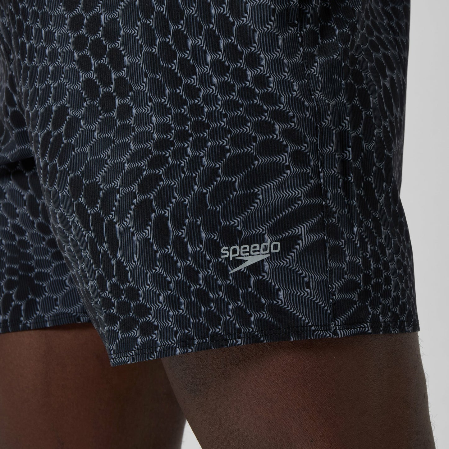Lookout Printed Swim Shorts Black - Speedo