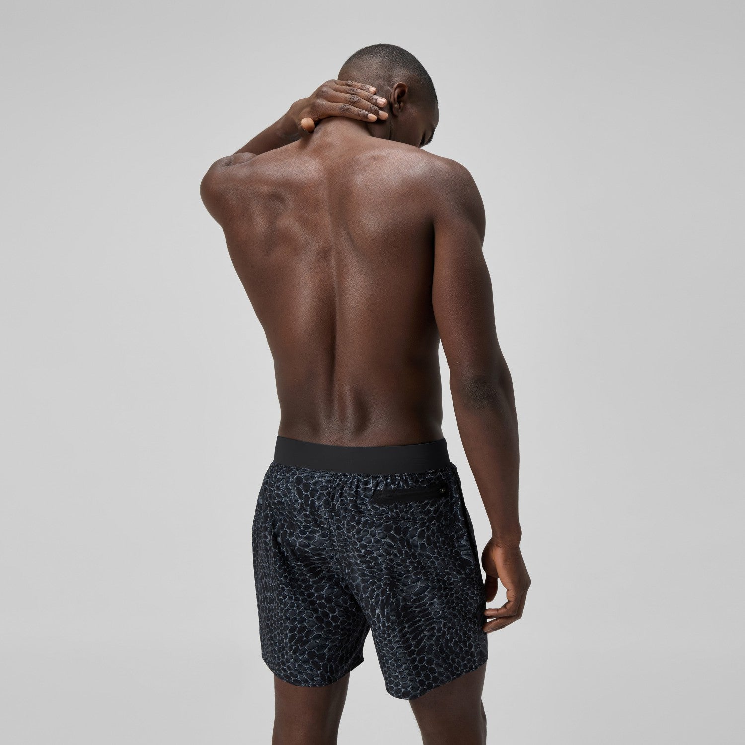 Lookout Printed Swim Shorts Black - Speedo