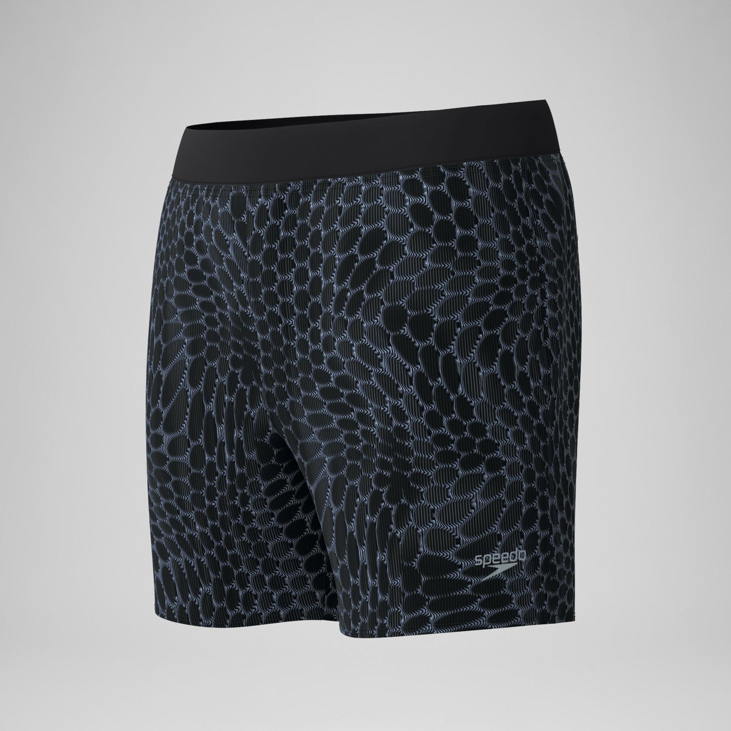 Lookout Printed Swim Shorts Black - Speedo