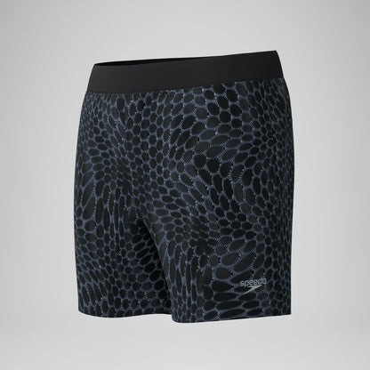 Lookout Printed Swim Shorts Black - Speedo