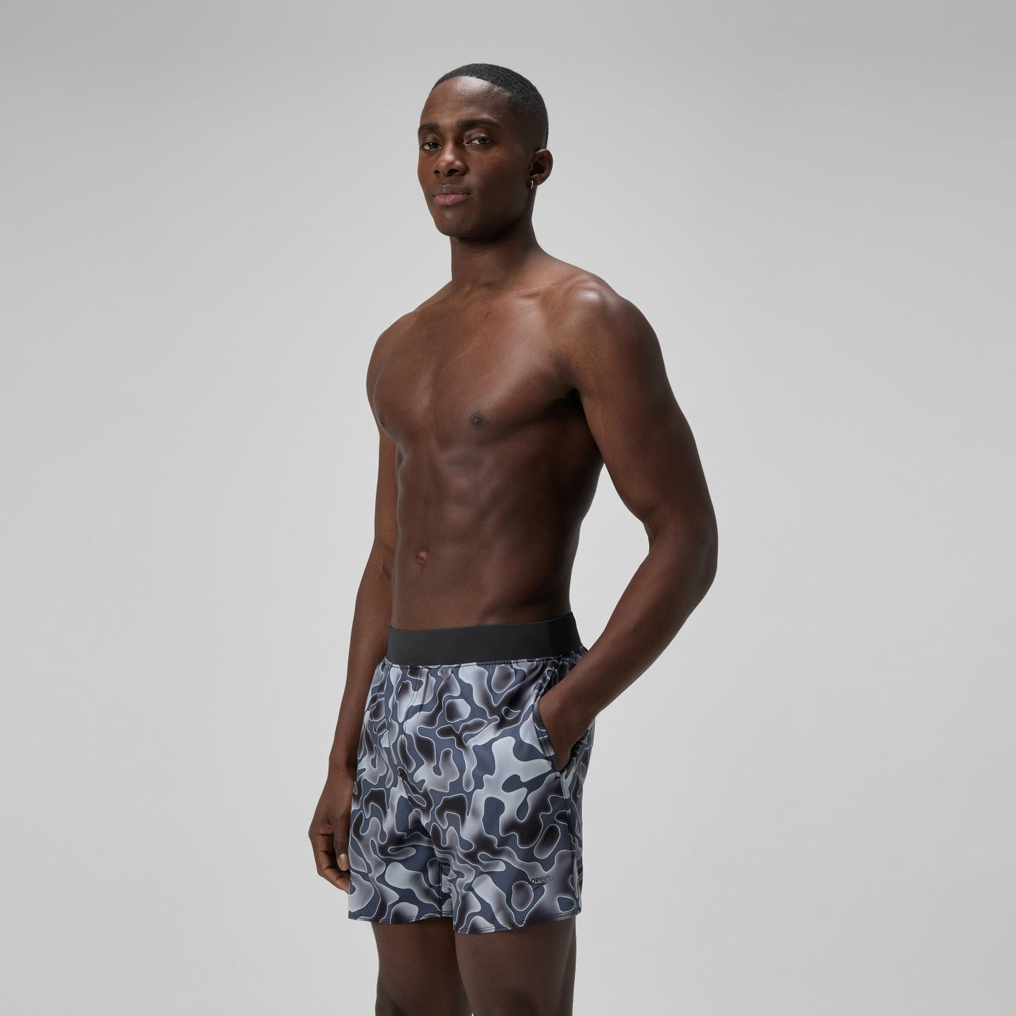 Lookout Printed Swim Shorts Grey - Speedo
