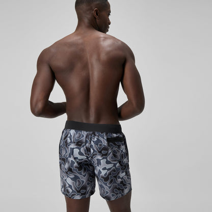 Lookout Printed Swim Shorts Grey - Speedo