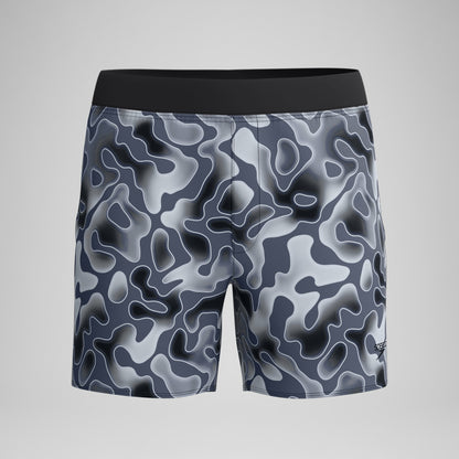 Lookout Printed Swim Shorts Grey - Speedo