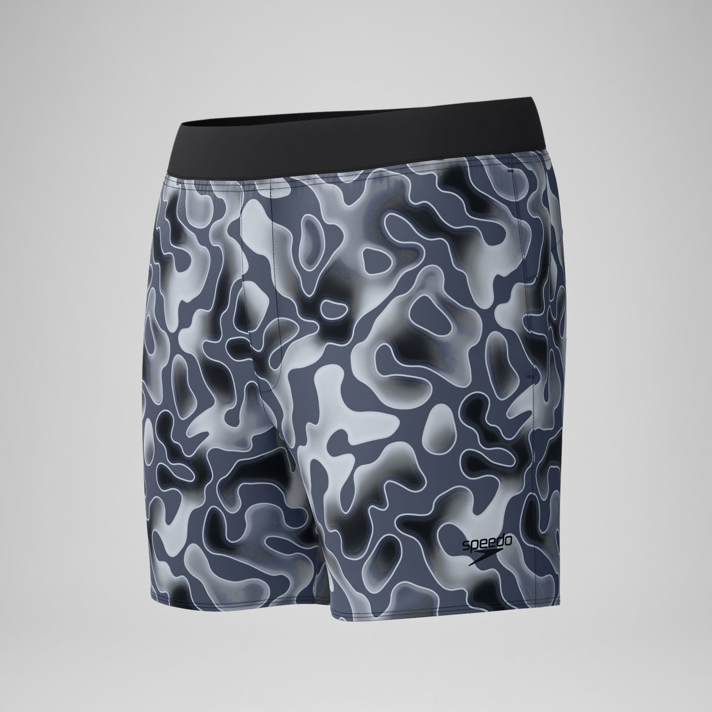 Lookout Printed Swim Shorts Grey - Speedo