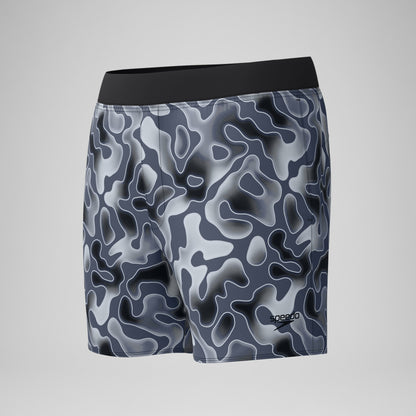 Lookout Printed Swim Shorts Grey - Speedo