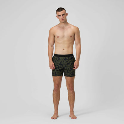 Lookout Printed Swim Shorts Dark Green - Speedo
