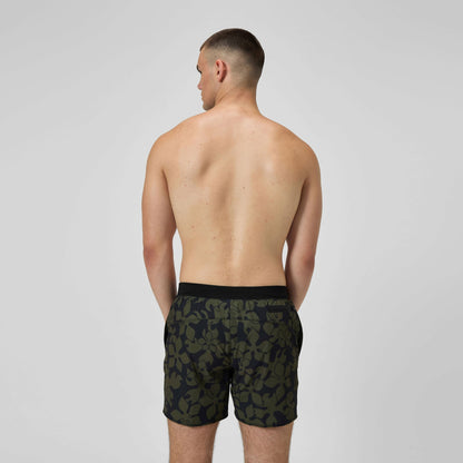 Lookout Printed Swim Shorts Dark Green - Speedo