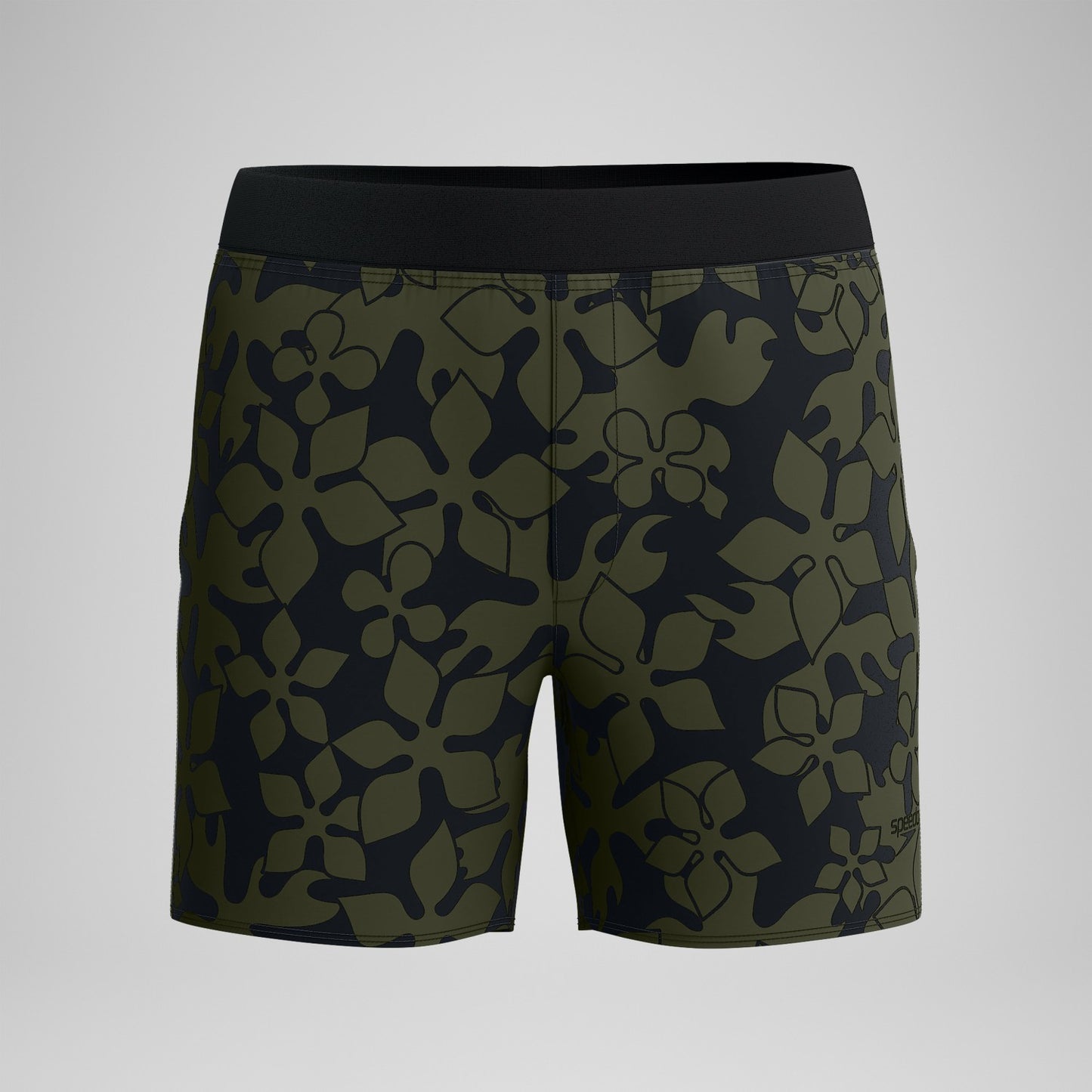 Lookout Printed Swim Shorts Dark Green - Speedo